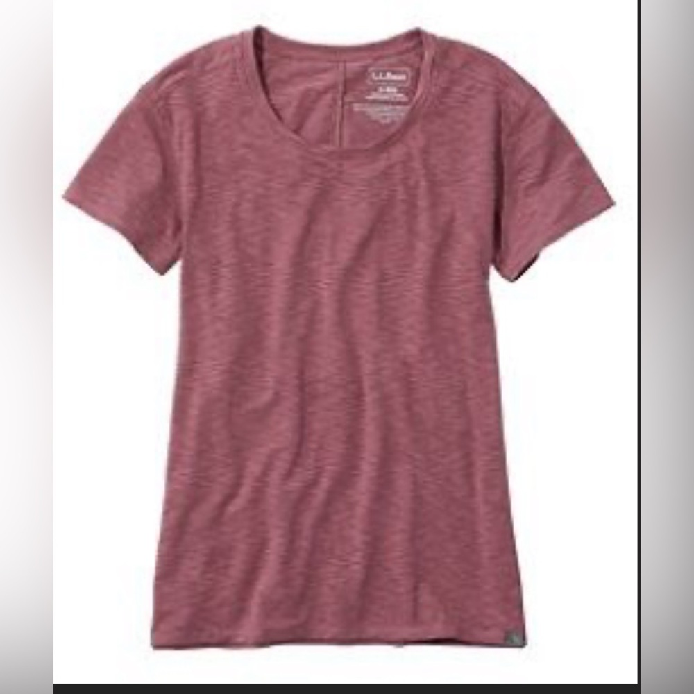 LL Bean Women's Streamside Tee, Short-Sleeve Open Crewneck